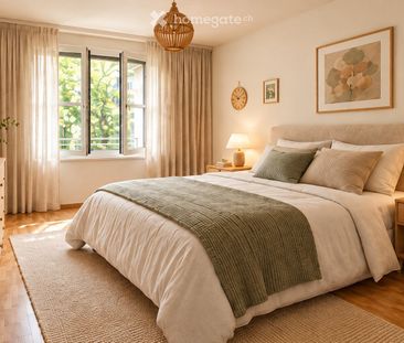 4 Rooms: 2BedRooms, 2Baths, Floor to Sealing Windows, 100m2 in Eaux-Vives, Geneva - Foto 2