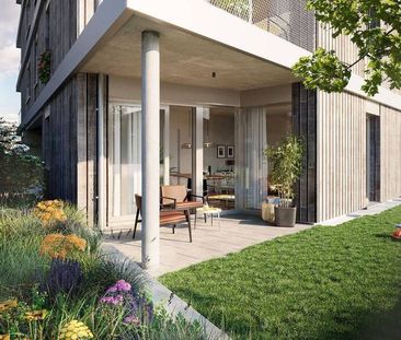 Neue 2Zimmer Erdgeschoss Wohnung flussufer mit Einbauküche - Photo 1