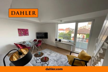 Exklusiv möblierte Maisonette-Wohnung im Herzen von Frankfurt - Foto 2