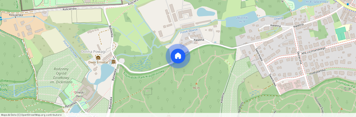 ul. Kwietna, Oliwa, Gdańsk, pomorskie