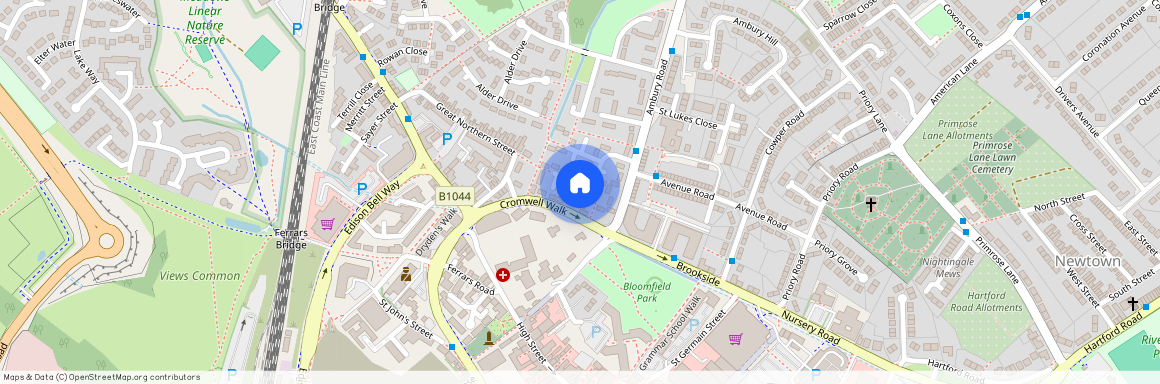 Ashton Gardens, Huntingdon, PE29