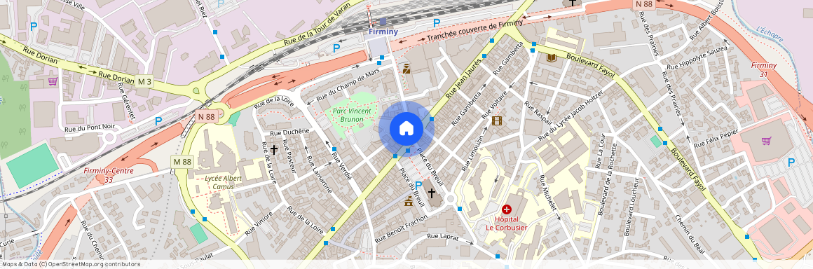 Loire (42), 2 AVENUE DE LA GARE, 42700, Firminy