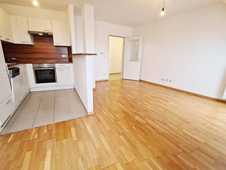 TERRASSENHIT, 61 m2 Dachgeschoß mit 48 m2 Terrasse, Wohnküche, 1 Zimmer, Wannenbad, Parketten, Fernblick, Holbeingasse - Photo 2