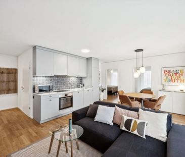 Furnished room with en-suite bathroom Directly at the Muttenz train... - Foto 4