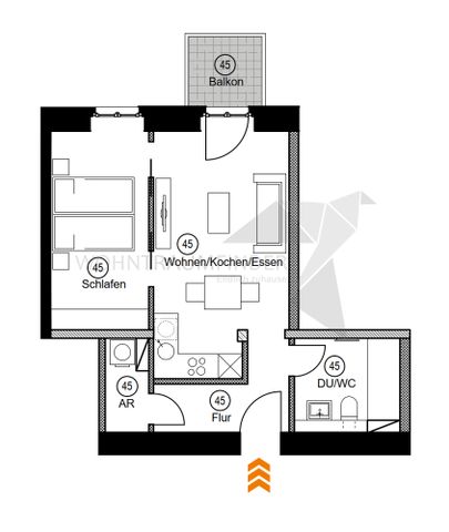 ++ Wohnen am Pelzmühlenteich++ Neue 2-Raum-Wohnung mit Balkon und Aufzug - Photo 4