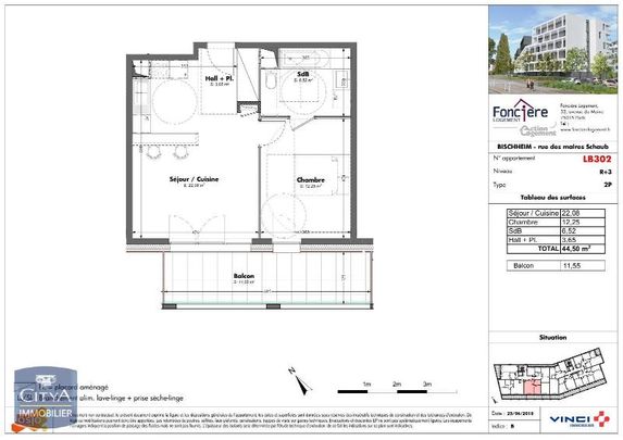 Location Appartement 2 pièces 44m² BISCHHEIM 67800 - Photo 1