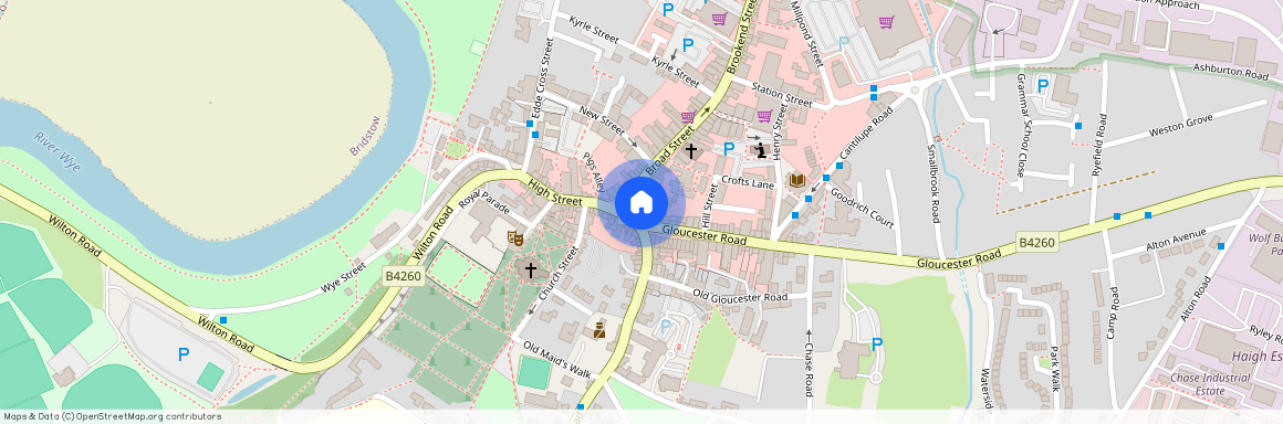Market Place Ross On Wye Herefordshire HR9 5NU