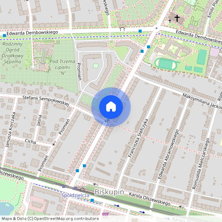 ul. Spółdzielcza, Biskupin, Śródmieście, Wrocław, dolnośląskie