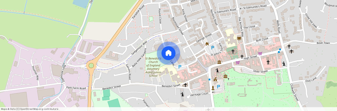 Feversham Lane, Glastonbury, Somerset, BA6