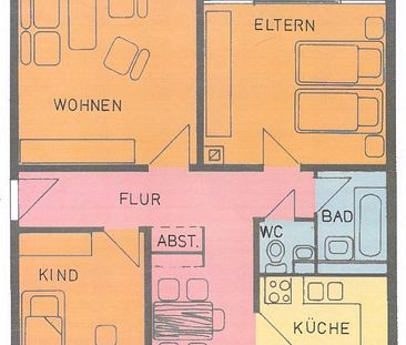 KS-Brückenhof: Großzügige 3-Zimmer-Wohnung - Foto 1