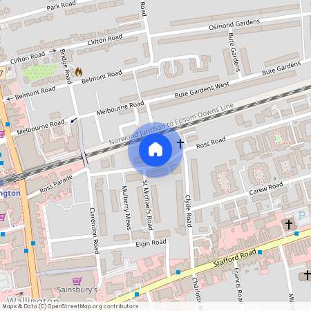 Ross Road, York Court, SM6