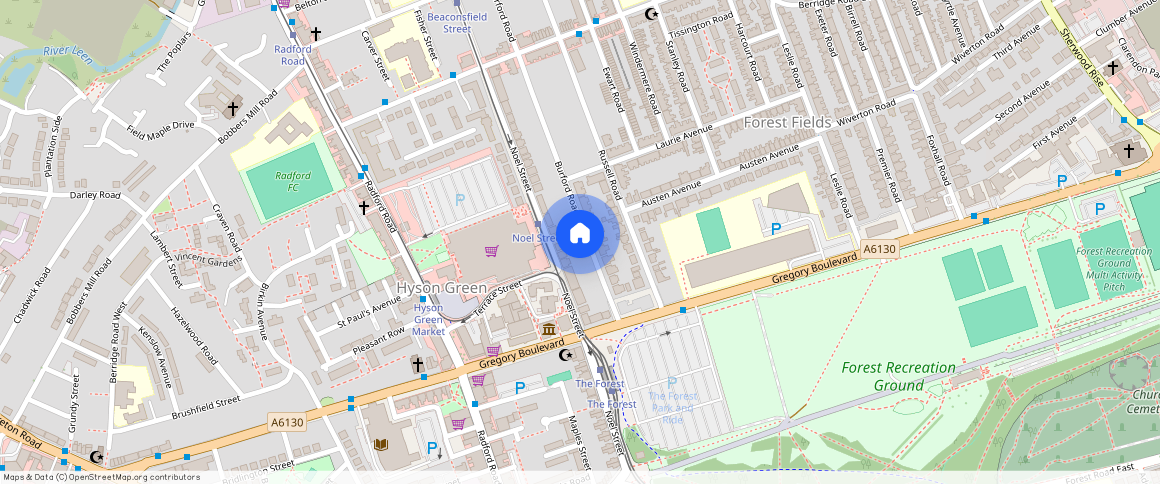 ** Burford Road, Nottingham, NG7 6BB