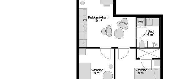 Godsbanen 101, 4. lejl. 3, Aalborg - Foto 1