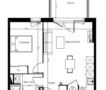Location appartement 2 pièces - 45m² à Gujan mestras (33470) - Photo 3