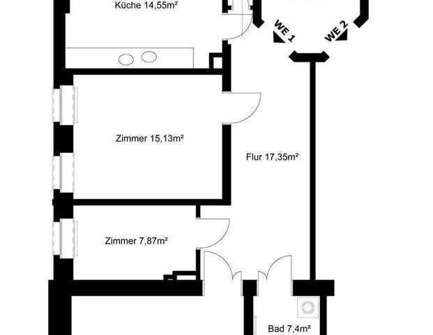 Denkmalperle - Nähe "Großer Garten"! Hochwertige 3-Zimmer- Wohnung mit Balkon und eigenen Garten! - Foto 1