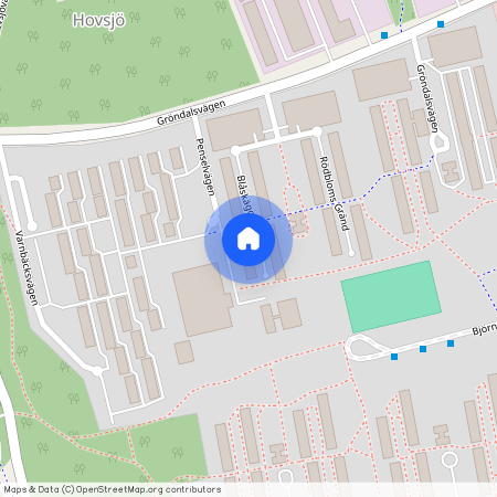 Hovsjö, Södertälje, Stockholm, Blåskäggs gränd 72