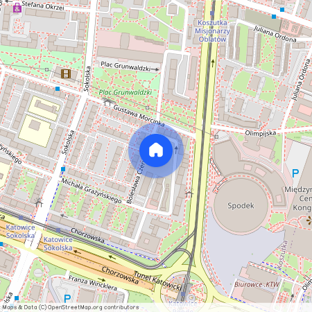 ul. Bolesława Czerwińskiego, Koszutka, Katowice, śląskie