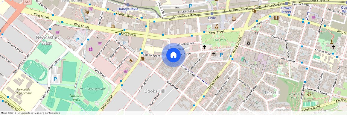 1/63 Laman Street Cooks Hill NSW