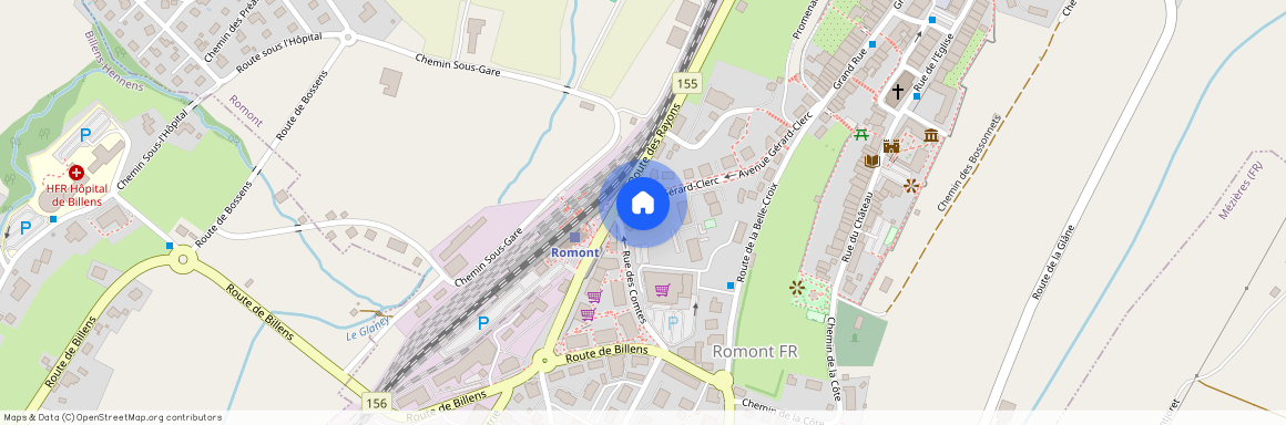 Appartements Avenue Gérard Clerc 15, 1680 Romont FR, Suisse