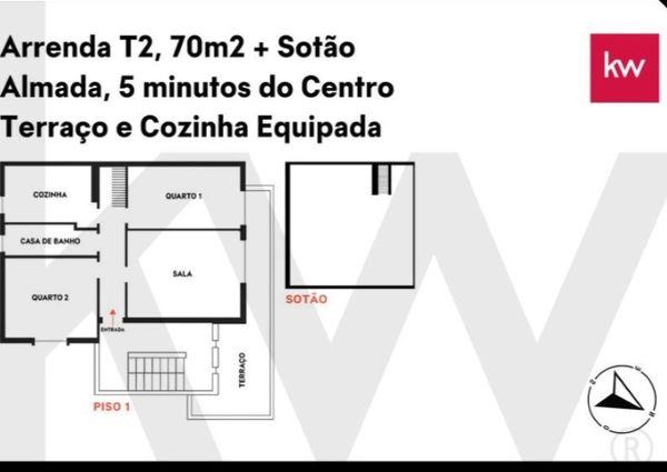Apartamento T2 em Setúbal