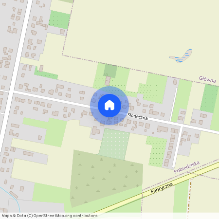 ul. Słoneczna, Pobiedziska, Pobiedziska, poznański, wielkopolskie