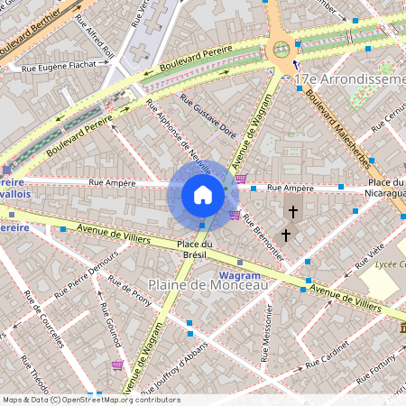 143 bis Avenue de Wagram, 75017 Paris, France