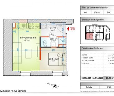 Appartement 1 pièce à Metz-Sablon - Photo 4