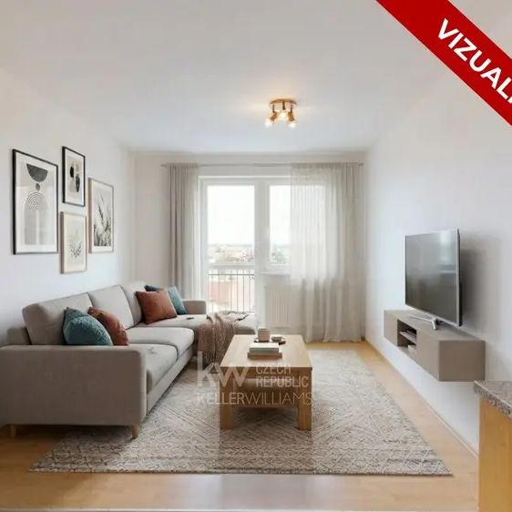 Pronájem bytu 2+kk, 52 m - Fotografie 1