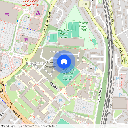 Maes Glyndwr, Wales, Wrexham