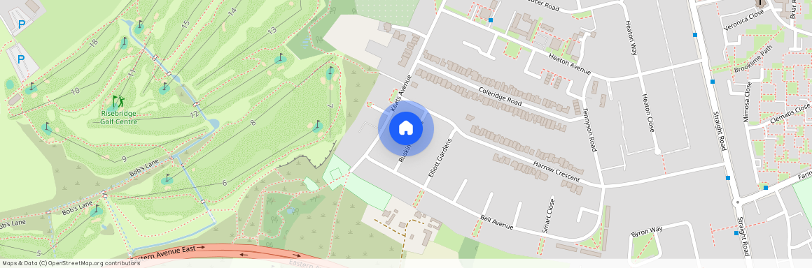 Ruskin Gardens, Harold Hill, Romford, RM3