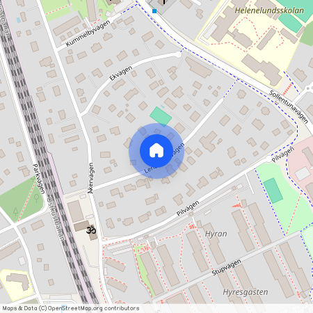 Lenalundsvägen, Sollentuna