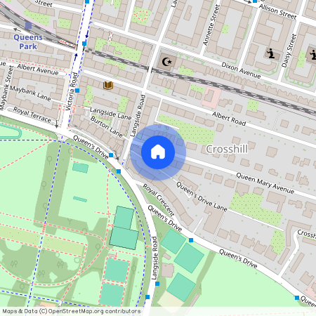 Queen Mary Avenue, 14, Glasgow, Queens Park, G42 8DT