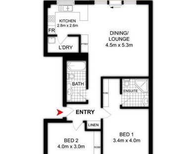 Well presented 2 Bedroom security unit, close to buses. - Photo 6