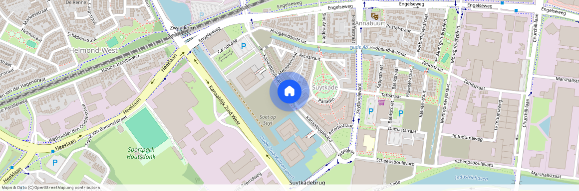 Annabuurt en Suytkade, 5705 KR, Kanaalboulevard, Helmond