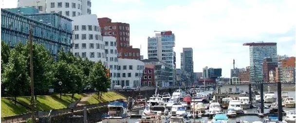 Hafen: Exclusives Apartment oder Wohnbüro gegenüber Landtag-Rheinturm-Stadttor - Foto 1