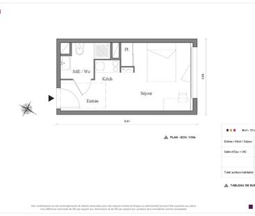 Location Appartement 1 pièce 19m² AUZEVILLE TOLOSANE 31320 - Photo 6