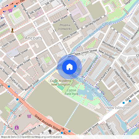 Flat 301 Cotton Field Wharf, New Union Street, Manchester, Greater Manchester, M4