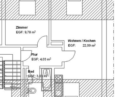 WBS erforderlich! 2 ZKB im Wesertor! - Foto 2