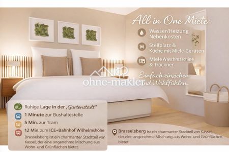 Premium-Wohnen auf Zeit Kassel | All-In, Erstbezug, Balkon & Stellplatz | privat verwaltet - Photo 2