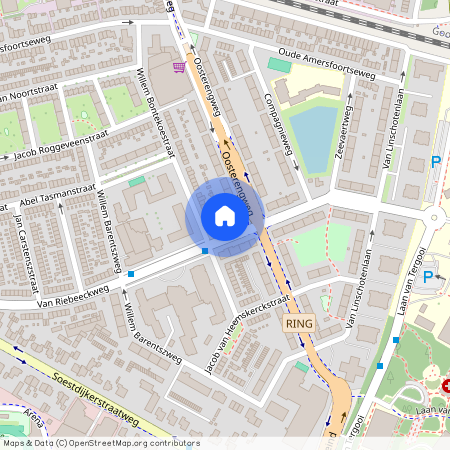 Van Riebeeckkwartier, 1212 EH, Van Riebeeckweg, Hilversum