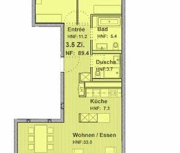 3.5 Zimmer, 89 m², 1. Stock - Photo 1