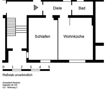 47101/111 Geräumige 1-Zimmer-Wohnung in Düsseldorf-Reisholz - Foto 1