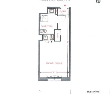 Location Appartement 1 pièce 22m² CENON 33150 - Photo 3