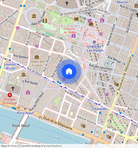 Rue des Bourdonnais, 75001, Paris