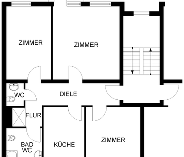 3-Zimmer Wohnung in Haspe-Kipper - Photo 1