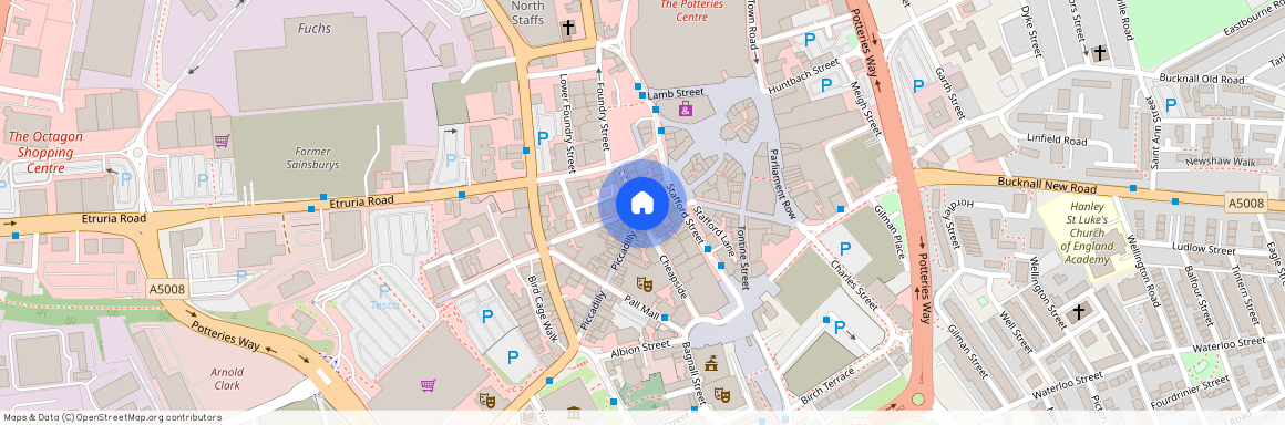 Piccadilly, Stoke-on-Trent, Staffordshire, ST1