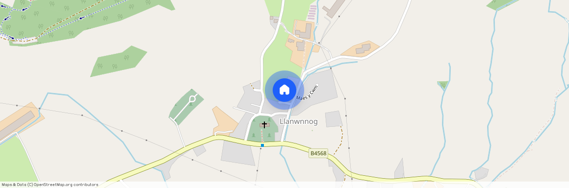 Maes Yr Eglwys, Llanwnog, Caersws, Powys