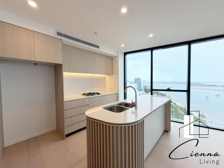 Sky-High Waterfront Living on Level 19- Three Bedroom Modern Design & Resort Amenities. - Photo 4
