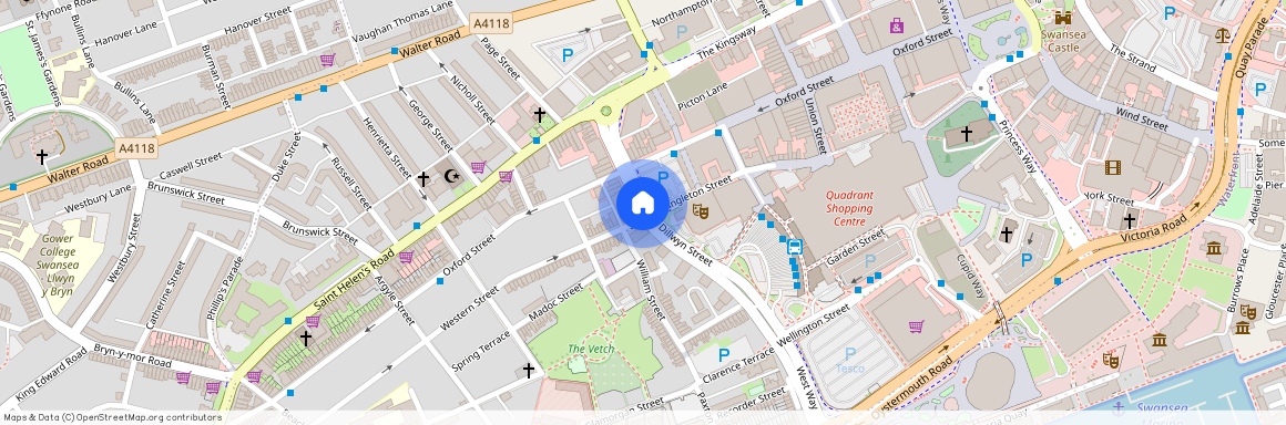 Singleton Hotel, Dilwyn Street, Swansea, SA1