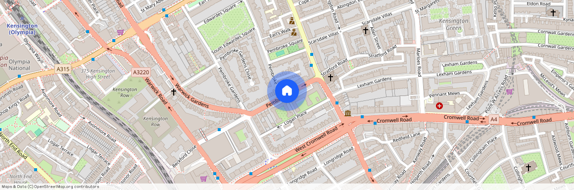 Marlborough Court, Kensington, London